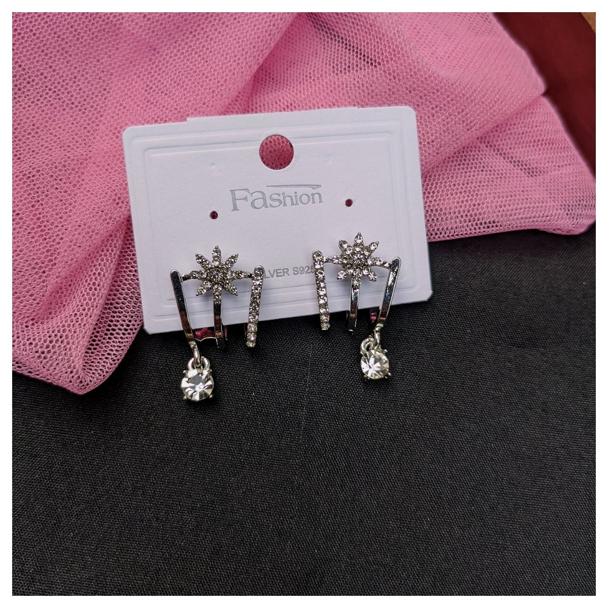 Korean Star Cuff Earrings - Gulmohar Jewels